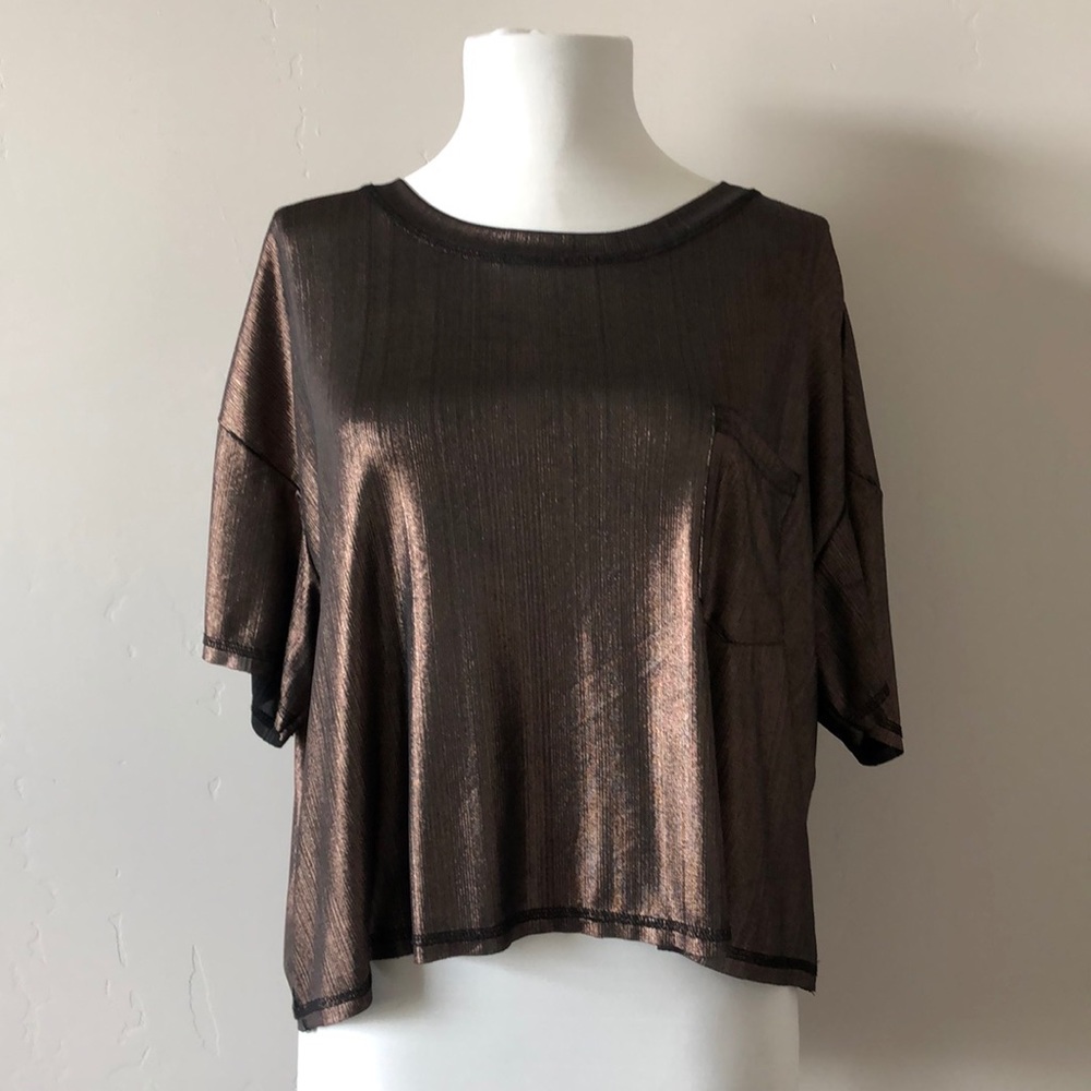 Wild Fable Bronze Pocket Tee